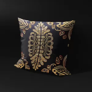 Side angle of MUNACHU Golden Tortoise Beetle Pillow Cover